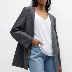 Stella Mccartney Pinstripe Single-Breasted Jacket